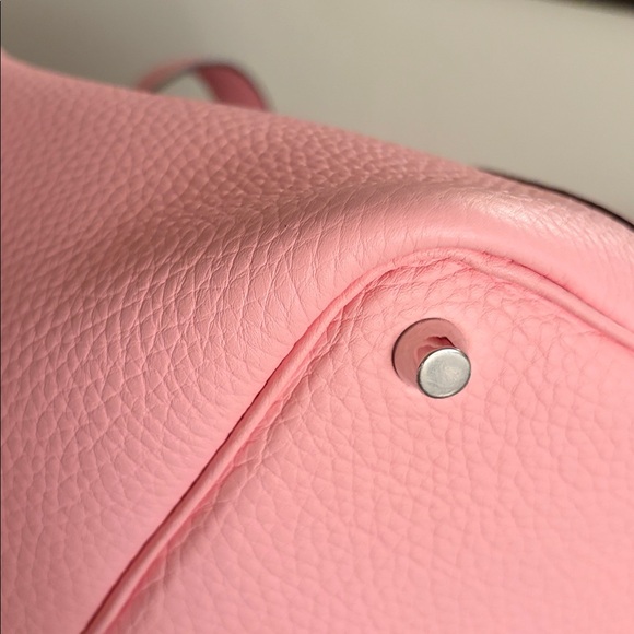 Hermes Picotin 18, Rose Sakura, Clemence Leather, PHW - NWT, full set rare color - Picture 9 of 17